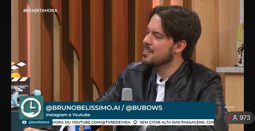Bruno ao vivo na TV