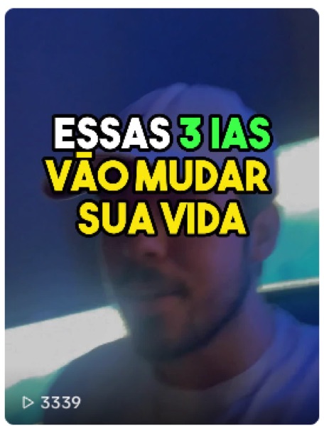 Vídeo antes do sistema